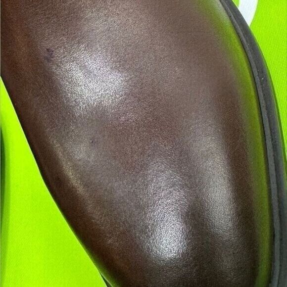 SAM EDELMAN Drina Leather Riding Boot Terrazo Brown NIB - size 6.5 Equestrian - Picture 8 of 9